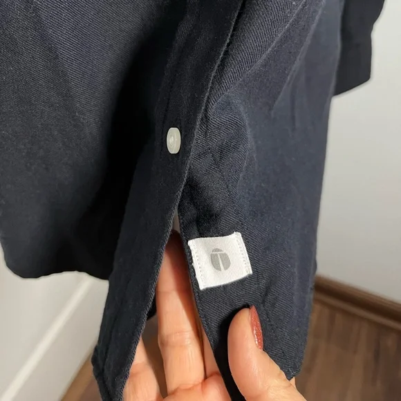 Anthropology Grayson The Hero Navy cotton shirt size 1 - Picture 9 of 12